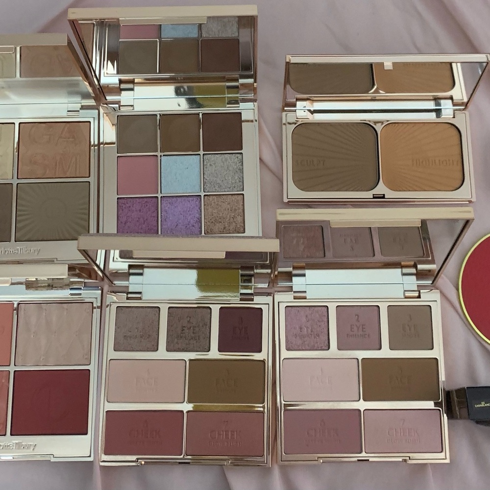 Neutral & Plum Eyeshadow Palette Set - Luxury Makeup
